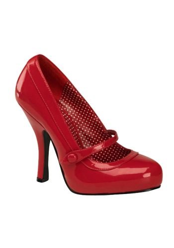 Chaussures Escarpins Retro Rockabilly Pin Up Couture \"Cutie Red\" - rockangehell.com