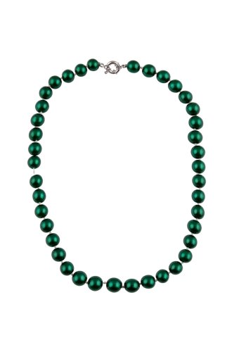Collier Perles Années 50 Rockabilly Retro Pin-Up Collectif \"Green Pearls\" - rockangehell.com