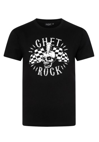 Tee-shirt homme Rockabilly Rock Chet Rock \"Guitar Head\" - rockangehell.com