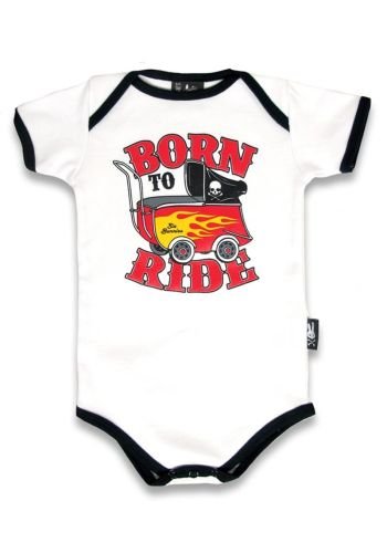 Body Bébé Rock Retro Six Bunnies \"Born To Ride\" - rockangehell.com