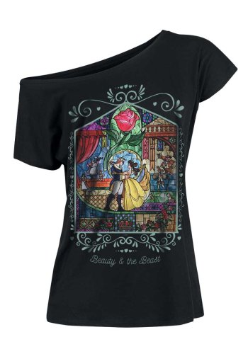Tee-Shirt Disney \"Beauty & The Beast Window Girl\"- rockangehell.com