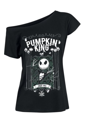 Tee-Shirt Disney L\'Étrange Noël de Monsieur Jack \"Pumpkin King\" - rockangehell.com