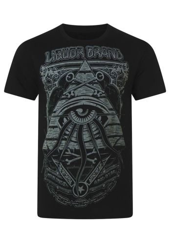 T-shirt rock Liquor Brand \"Eye Pyramid\"