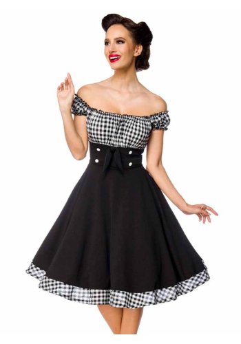 50s Rockabilly Dress Pin-Up Vintage Belsira \"Bella Vichy\" - rockangehell.com