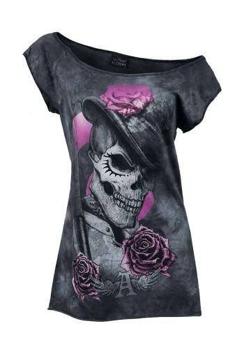 Tee-shirt Rock Punk Alchemy \"Dead Roses\" - rockangehell.com