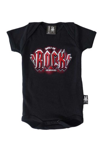 Body Bébé Rock Six Bunnies \"Born To Rock\"