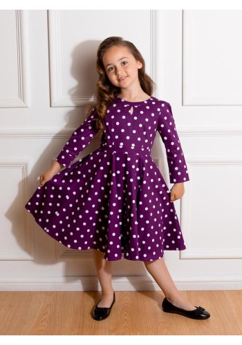 Children's Dress for Girls Retro Vintage Rockabilly HR London \"Madalyn\" - rockangehell.com