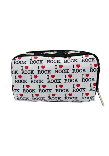 Rock Rockabilly I Love Rock makeup bag - rockangehell.com