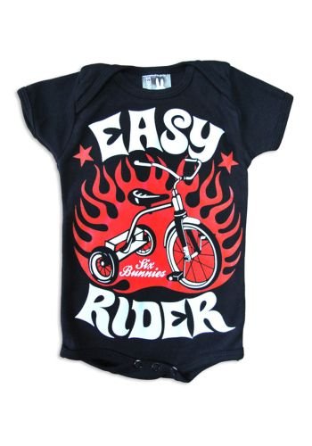 Body Bébé Rock Six Bunnies \"Easy Rider\" - rockangehell.com