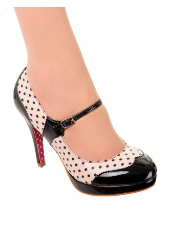 Shoes Pumps Pin-Up Vintage Rockabilly Banned Mary Jane- rockangehell.com