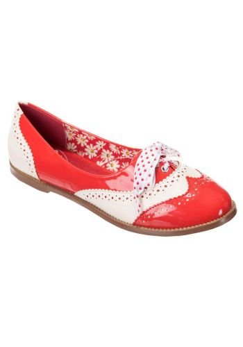 Chaussures Derby Pin-Up Vintage Rockabilly Banned Milana - rockangehell.com
