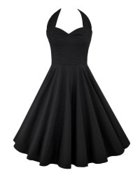 Robe Rockabilly Gothique Rock Ange Hell Vivien Black- rockangehell.com